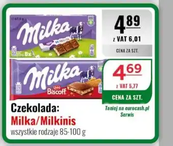 Eurocash Czekolada: Milka/Milkinis oferta