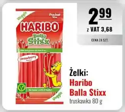 Eurocash Żelki: Haribo Balla Stixx truskawka oferta