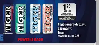 Eurocash Napój energetyczny, gazowany: Tiger oferta