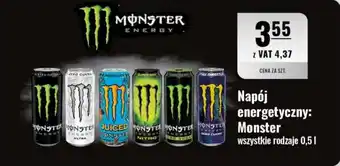 Eurocash Napój energetyczny: monster oferta