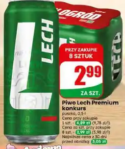 Dino Piwo Lech Premium konkurs oferta