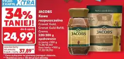 Kaufland JACOBS Kawa rozpuszczalna Cronat Gold, Cronat Gold Refill, Crema oferta
