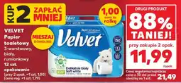 Kaufland Velvet papier toaletowy oferta