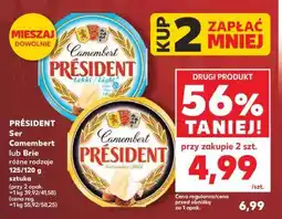 Kaufland PRÉSIDENT Ser Camembert lub Brie oferta