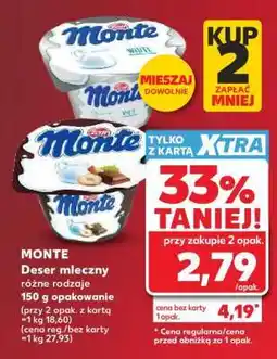 Kaufland MONTE Deser mleczny oferta