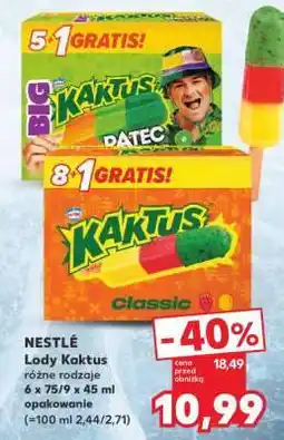 Kaufland NESTLÉ Lody Kaktus oferta