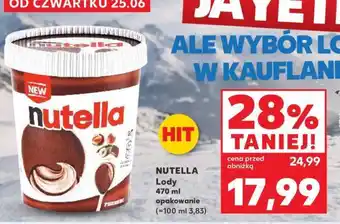 Kaufland NUTELLA Lody oferta