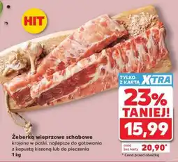 Kaufland Żeberka wieprzowe schabowe oferta