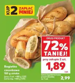 Kaufland Bagietka czosnkowa 155 g sztuka oferta
