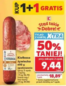Kaufland Kiełbasa żywiecka oferta