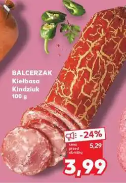 Kaufland BALCERZAK Kiełbasa kindziuk 100 g oferta