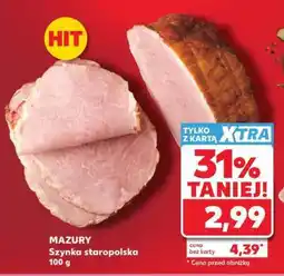 Kaufland MAZURY Szynka staropolska 100 g oferta