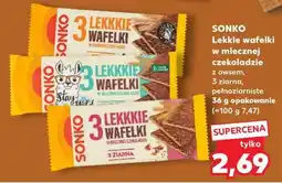 Kaufland SONKO Lekkie wafelki w mlecznej czekoladzie oferta