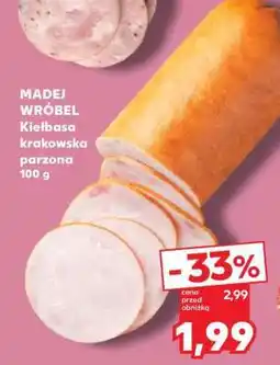 Kaufland Kiełbasa krakowska parzona 100 g oferta