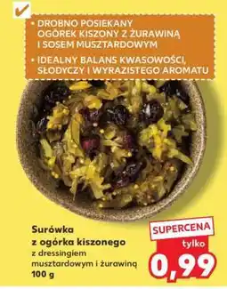 Kaufland Surówka z ogórka kiszonego oferta
