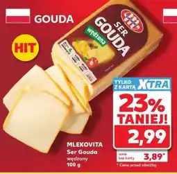 Kaufland MLEKOVITA Ser Gouda wędzony 100 g oferta