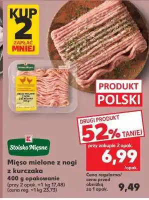 Kaufland Mięso mielone z nogi z kurczaka 400 g opakowanie oferta