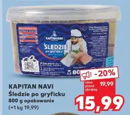 Kaufland KAPITAN NAVI Śledzie po gryficku oferta
