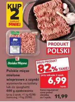 Kaufland Polskie mięso mielone wieprzowe z szynki oferta