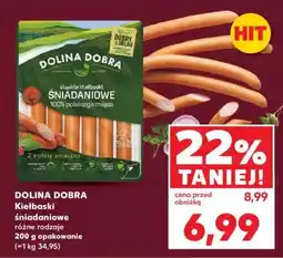 Kaufland DOLINA DOBRA Kiełbaski śniadaniowe oferta