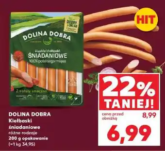 Kaufland DOLINA DOBRA Kiełbaski śniadaniowe oferta