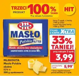 Kaufland MLEKOVITA Masło Polskie ekstra 82% tł. 200 g opakowanie oferta