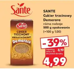 Kaufland SANTE Cukier trzcinowy Demerara oferta
