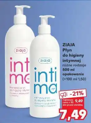 Kaufland ZIAJA Płyn do higieny intymnej oferta