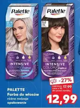 Kaufland PALETTE Farba do włosów różne rodzaje opakowanie oferta