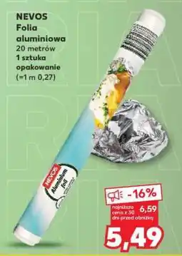 Kaufland NEVOS Folia aluminiowa oferta