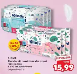 Kaufland KINDII Chusteczki nawilżane dla dzieci oferta