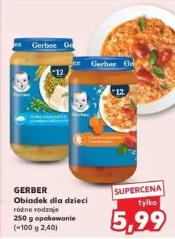 Kaufland GERBER Obiadek dla dzieci oferta