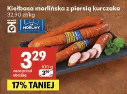 Delikatesy Centrum Kiełbasa Morlińska z piersią kurczaka oferta