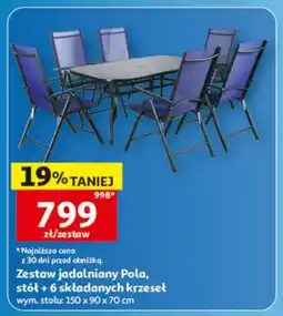 Auchan Zestaw jadalniany Pola oferta