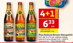 Auchan Piwo Kultowe Browar Staropolski oferta