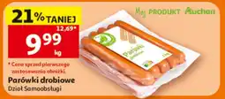Auchan Parówki drobiowe oferta