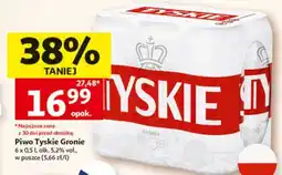 Auchan Piwo TYSKIE GRONIE oferta