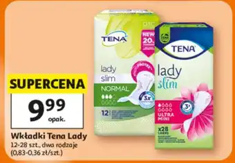 Auchan Wkładki Tena Lady oferta