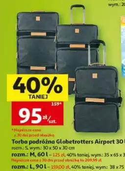 Auchan Torba podróżna Globetrotters Airport 30 oferta