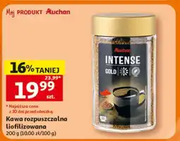 Auchan Kawa rozpuszczalna liofilizowana oferta