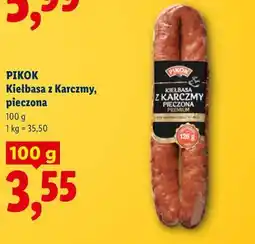 Lidl Pikok Kiełbasa z Karczmy, pieczona oferta