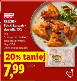 Lidl RZEŹNIK Polski kurczak - skrzydła, XXL oferta