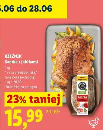 Lidl RZEŹNIK Kaczka z jabłkami oferta