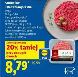 Lidl Sokołów Tatar wołowy ekstra oferta