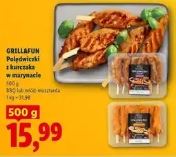 Lidl GRILL&FUN Polędwiczki z kurczaka w marynacie oferta
