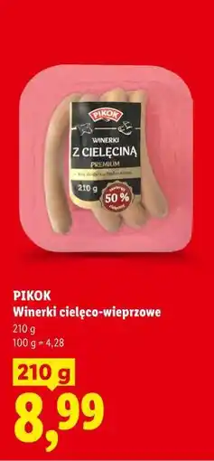 Lidl PIKOK Winerki cielęco-wieprzowe oferta
