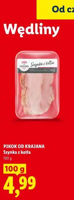 Lidl PIKOK OD KRAJANA Szynka z kotła oferta