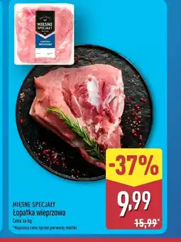 ALDI Łopatka wieprzowa Mięsne Specjały oferta