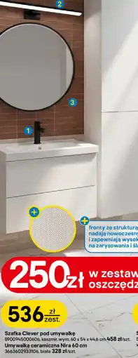 Castorama Szafka pod umywalkę Clever oferta