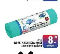 TomiMarkt Worki na śmieci Stella z taśmą ściągającą oferta